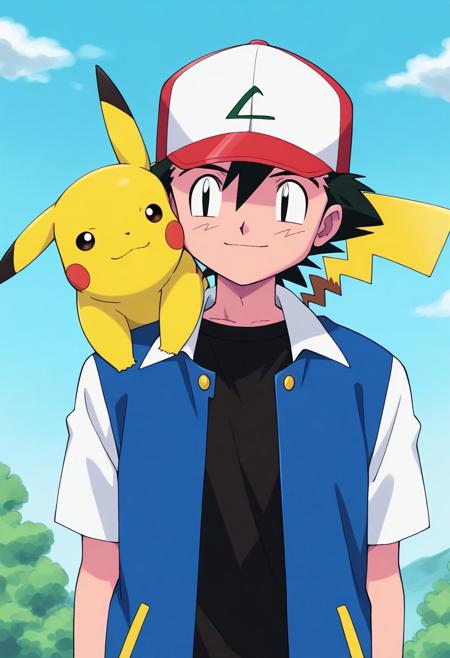 Ash Ketchum / Satoshi - Kanto version - Pony + Illustrious