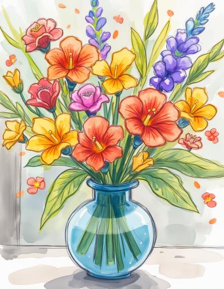 Watercolor Sketch Style [FLUX]