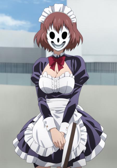 Maid Mask - Smiling Mask - High-Rise Invasion