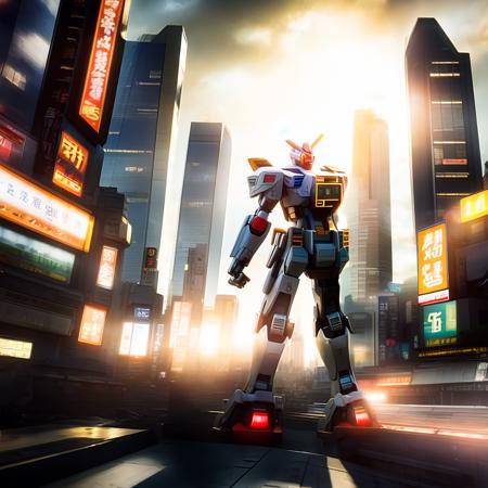djz Gundam Cityscape
