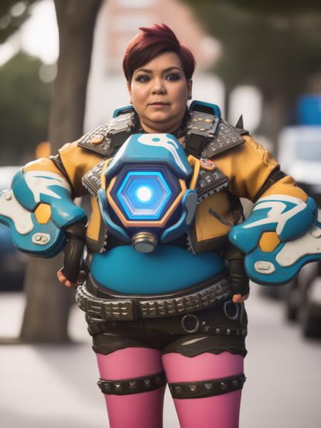 Awesome Overwatch TRACER Punk clothes