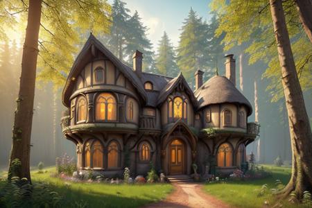 Better Hobbit House - fantasy cottage in the style of Lord of The Rings