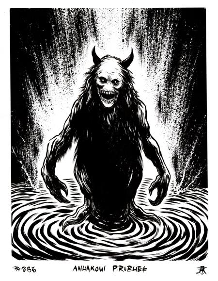 Ink monsters by Kim Diaz Holm