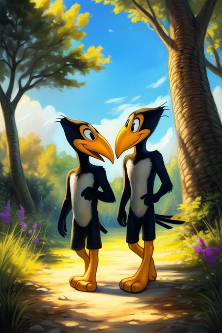 Heckle Jeckle - ( Terrytoons )版本Training yiffymix_v37 (ID: 746162)