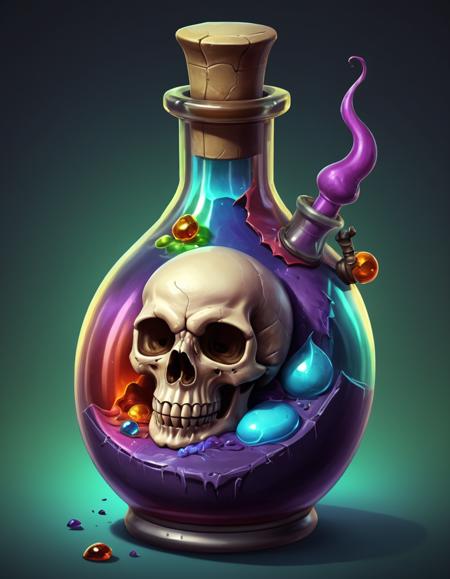 GAG - RPG Potions | LoRa XL版本v0.1 LoRA XL CivitAI ver (ID: 197256)