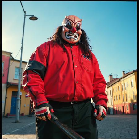 SLIPKNOT band. Number 6 masked. Clown