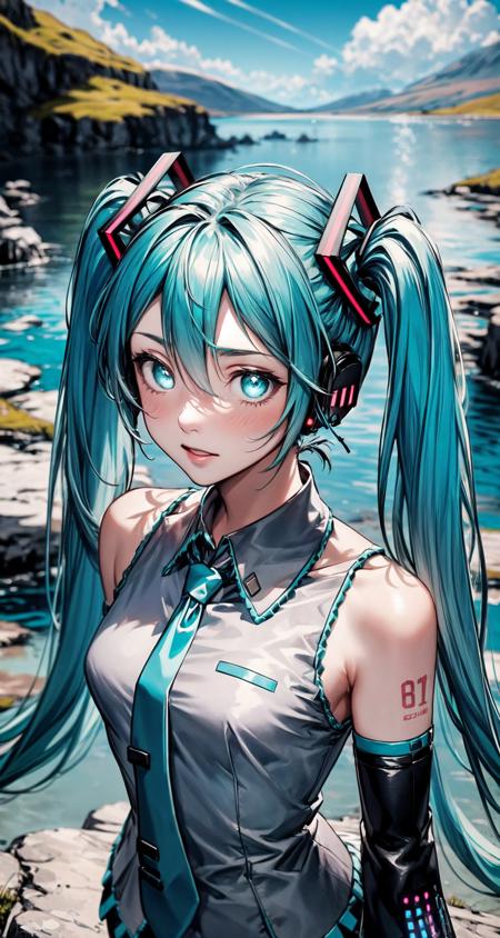 Hatsune Miku (with shiny eyes)