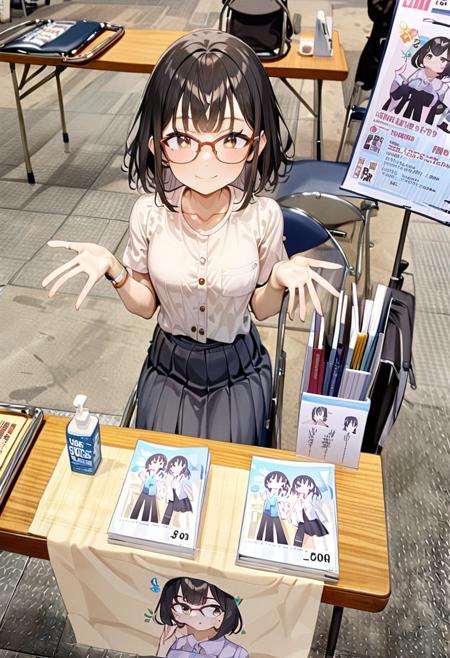 同人誌即売会 / Doujinshi convention SDXL