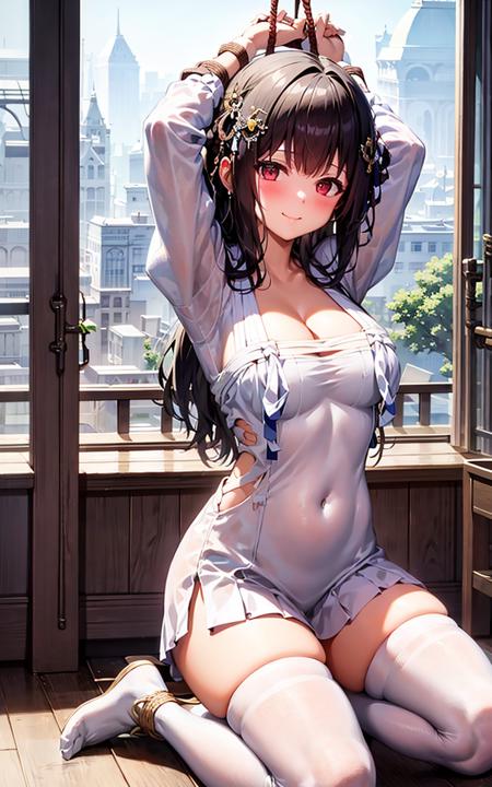 Yat-Sen (Azur Lane) Paragon of Celestial Grace 逸仙 膏发凝脂 襦裙