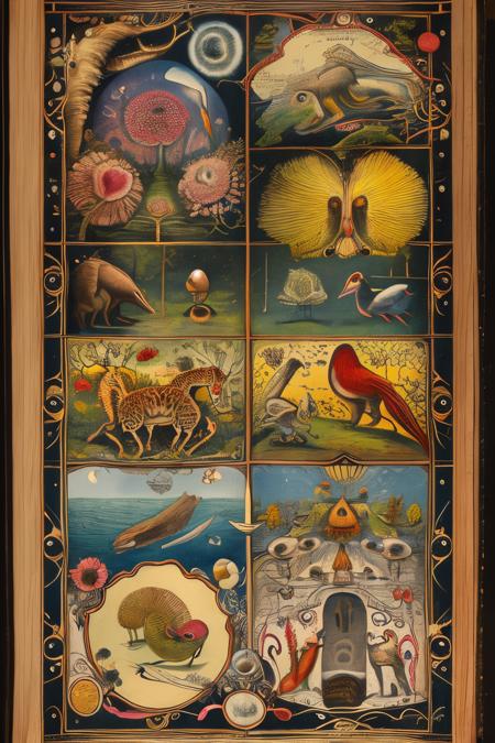 style of Codex Seraphinianus 212