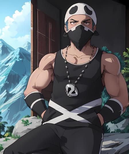 Team Skull Grunt (Male) | Pokemon | SD 1.5版本v1.0 (ID: 325318)