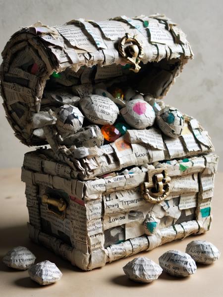Papier Mache Style SDXL