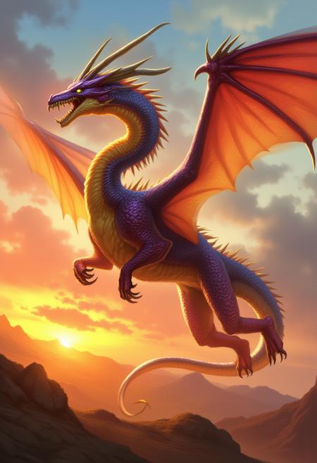 Western Dragon Collection for FLUX - Classic Style