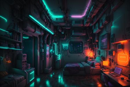 Cyberpunk Interior Design