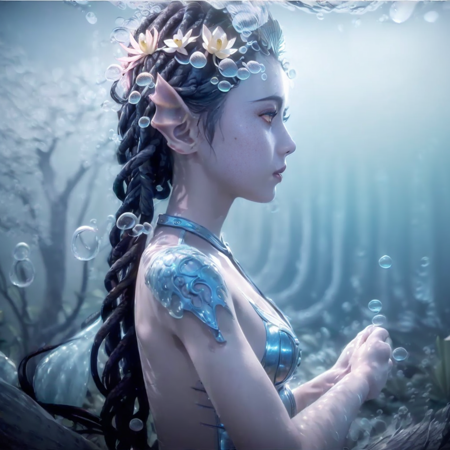 chinese mermaid-mermaid-Kraken 美人鱼|鲛人@spz