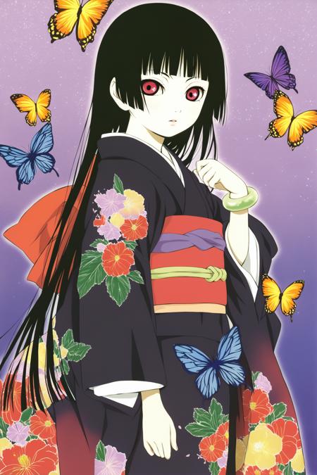 [illustrious XL] Enma Ai/阎魔爱 《JigokuShoujo》/《Hell Girl》/《地狱少女》 - TV Animation Character Style版本illustrious XL_v1.0 (ID: 1130551)