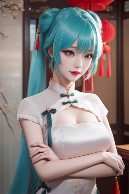 初音 韶华旗袍 Miku Shaohua Qipao版本v1.0 (ID: 124263)