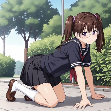 Shizuha Inui (Nudist Beach ni Shuugakuryokou de!!) XL pony LORA
