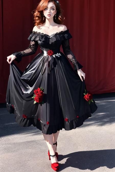 Gothic Rose Dress