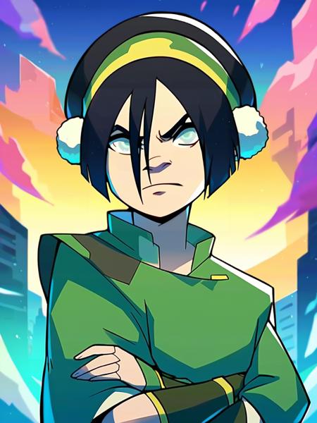 Toph Beifong (Avatar: The Last Airbender) PonyDiffusionXL