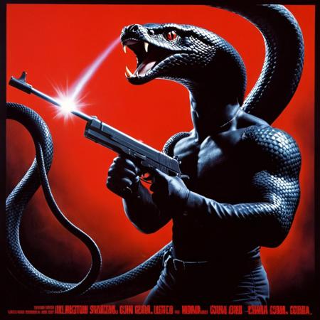 Cobra (1986) action movie style XL + F1D