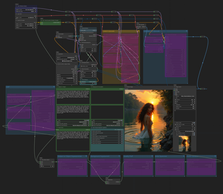 Flux1-DEV Promting + Basic Upscale版本v1.0 (ID: 804404)