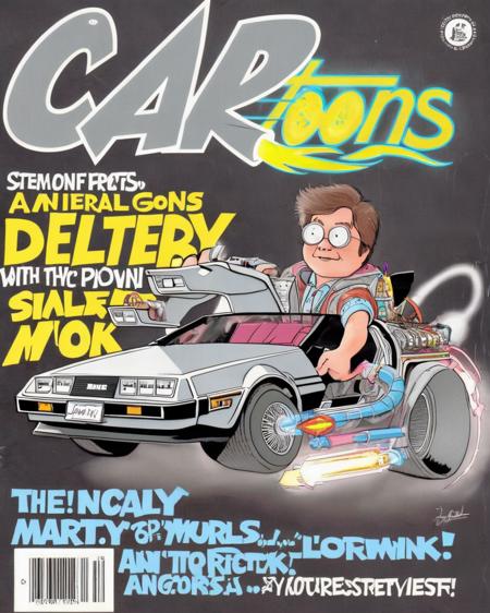 Cartoonz Car Magazine SDXL版本v1.0 (ID: 174101)