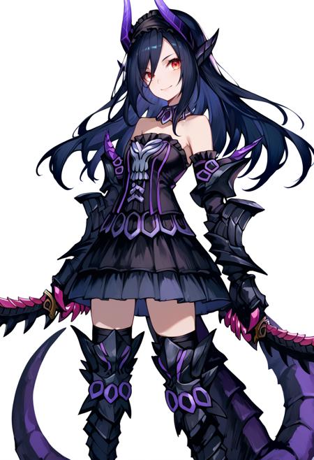 Monster Hunter -  Black eclipse dragon princess (地を暗黒に染めし 黒蝕の竜姫) (Gore Magala\ ゴア・マガラ) PonyXL