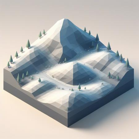 Isometric low poly XL