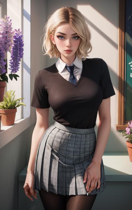 Gwen Stacy / Spider-Woman | Spider-Verse | 4 Attires | ownwaifu版本v1.0 (ID: 491703)