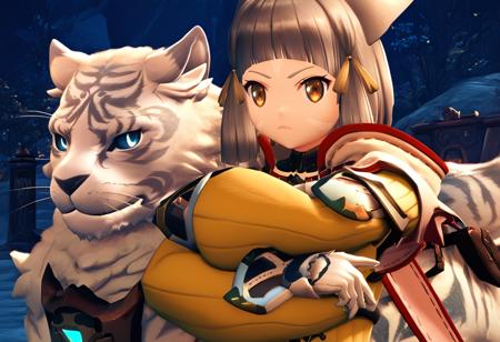 Xenoblade Chronicles 2 - Nia and Dromarch (ニア &  ビャッコ) PonyXL