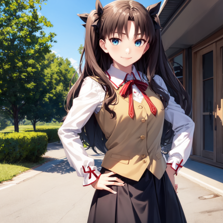 Rin tohsaka  LORA and(Pony)  from fate stay night visual novel