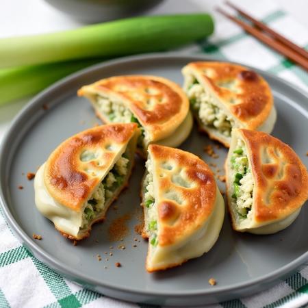 Flux-韭菜盒子-Fried Chinese Leek Dumplings