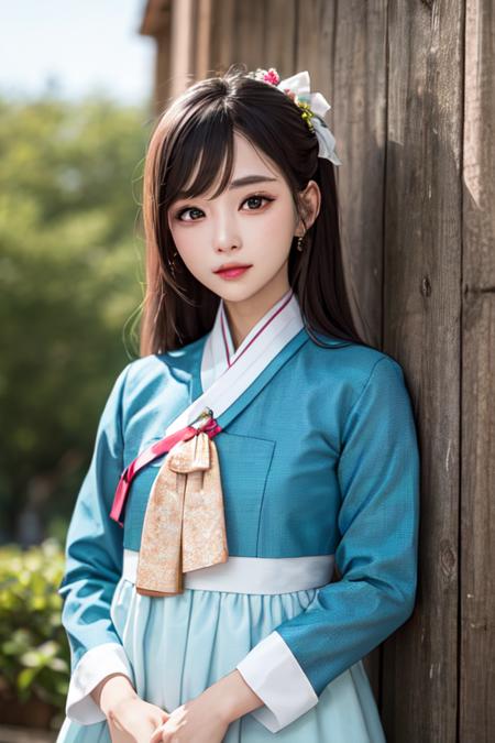 Female Noble Class Hanbok - Korea Clothes