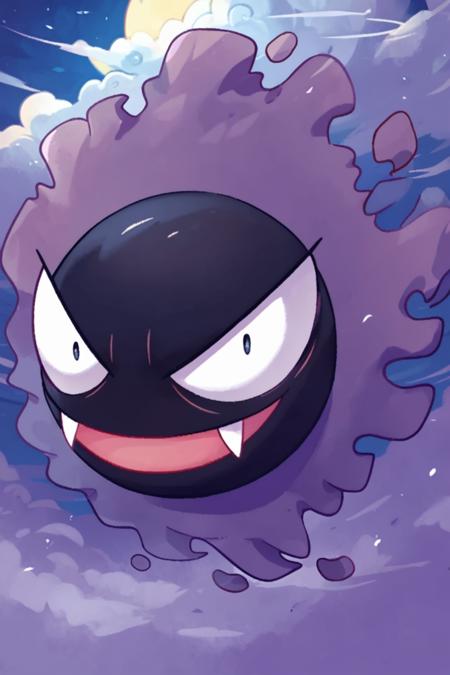 Gastly (Pokemon) (Pokedex #0092) [Pony & SD1.5]