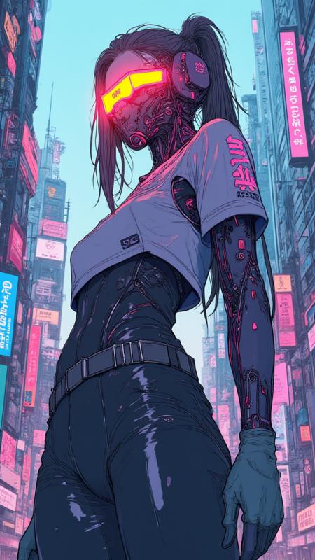 Cyberpunk Anime Style
