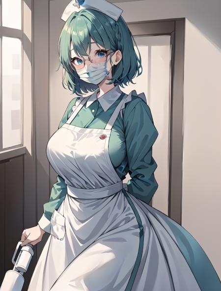 Long Nurse Uniform, with mask and Gloves
