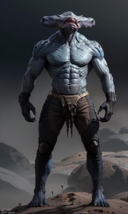 Hammerhead Alien (Concept)