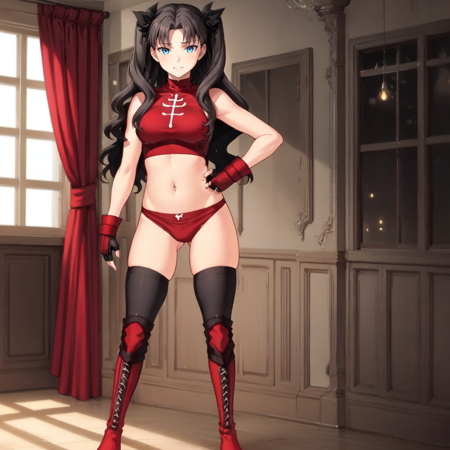 Rin tohsaka  LORA and(Pony)  from fate stay night visual novel