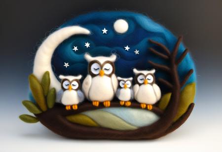 Needle felt Lora XL