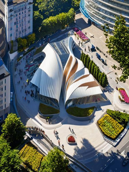 JJ's Building style - Zaha Hadid