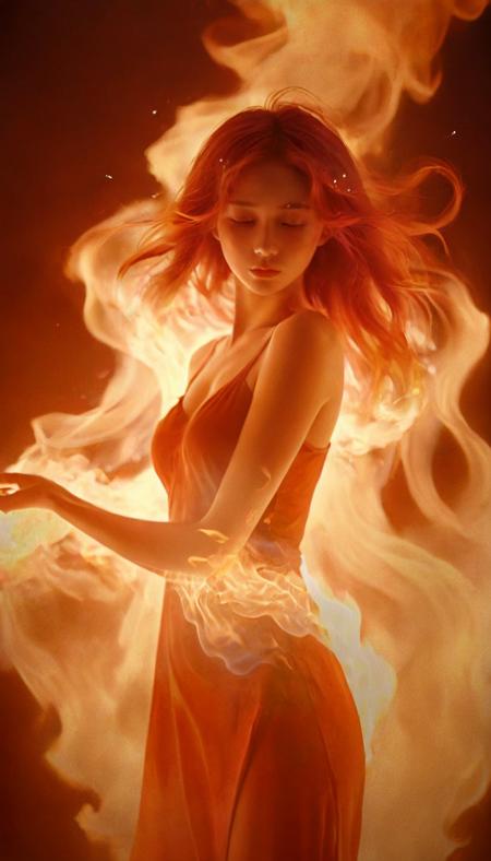白棱(XL,FLUX)_Fire Element - Special Effects 火元素-特效