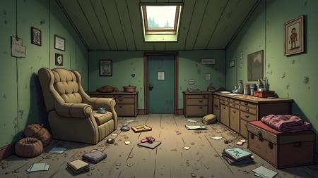 Abandoned Office DX - FLUX.dev