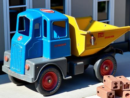 Pressed Steel Toy Vintage Vehicle LoRA