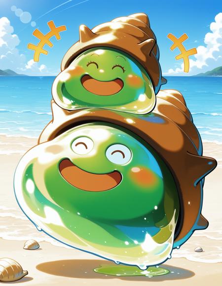 Shell slime / スライムつむり (Dragon quest) IL/Pony