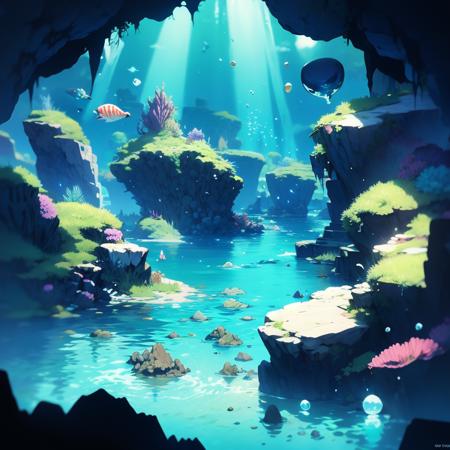 Abandoned Land - Game Scene Conceptual Design - Fantasy/Mythical Legend/2.5D