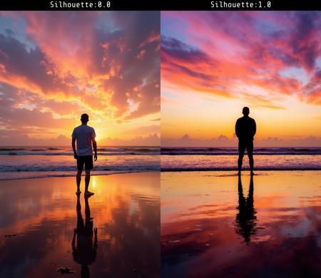 Silhouette Photography FLUX.1 Dev LoRA
