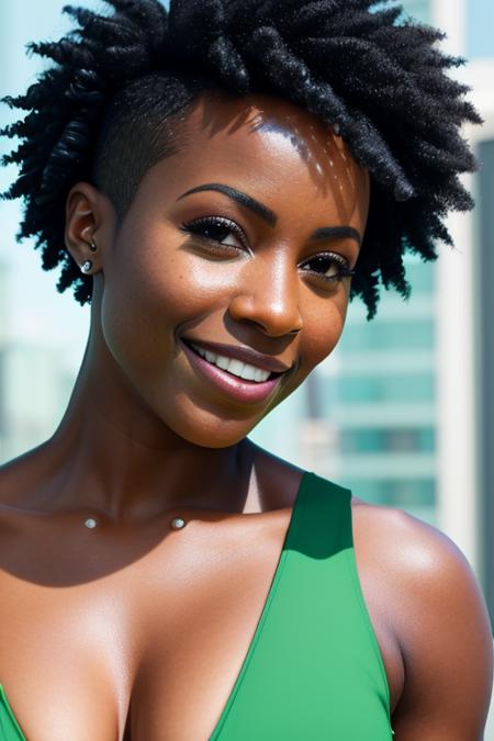 Sanaa Asaju - Black African Kenyan Woman from the Latent Space(SD1.5)