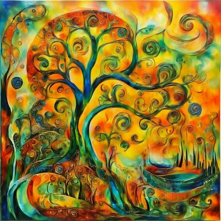 Colorful Flowing Abstract - CE - SDXL & Flux