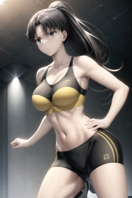Rin tohsaka  LORA and(Pony)  from fate stay night visual novel